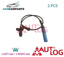 ABS WHEEL SPEED SENSOR PAIR FRONT AS4046 AUTLOG 2PCS NEW OE REPLACEMENT