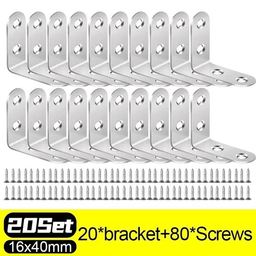 20pcs heavy duty right angle - 1-20pcs,