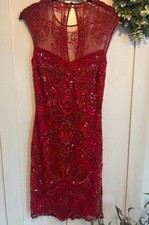 Miss Selfridge Red Embellished