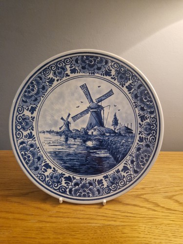 Delft windmill plate - delft,