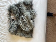 Faux Fur Stole Wrap Scarf