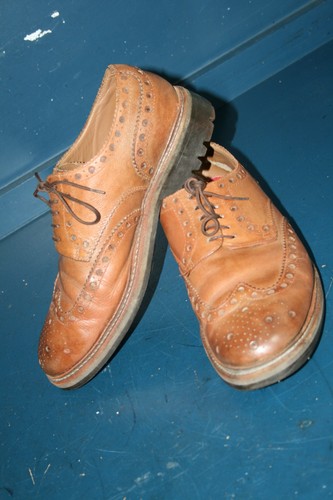 Vtg grenson england brown - england,