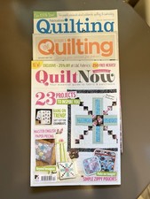 QUILT NOW QUILTING magazine  x