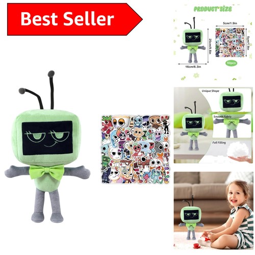 Charming green horror plush - green,