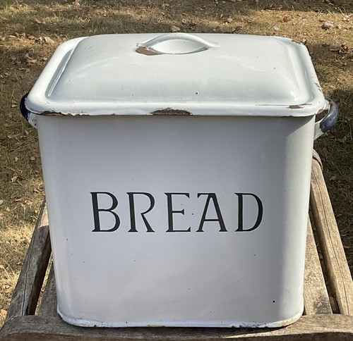 Vintage original white enamel - vintage,