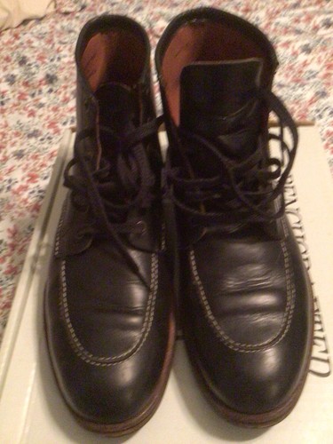 Frye black leather boots - frye,