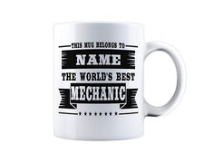 Mechanic Personalised Mug Name