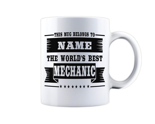 Mechanic personalised mug name - mechanic,