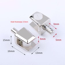 Glass Clip Small Shelf Fixing Clip Small Glass Shelf Support Zinc Alloy Bracket