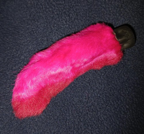Lucky rabbit foot keyring - lucky,
