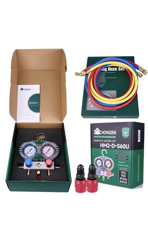 Hongsen hvac manifold - hongsen, gauge