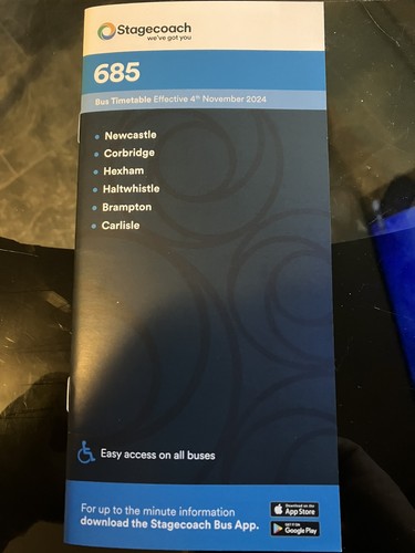 Stagecoach route 685 - , newcastle