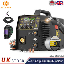 6in1 MIG Welder 250Amp 220V Aluminium MIG Lift TIG ARC Spot MIG Welding Machine