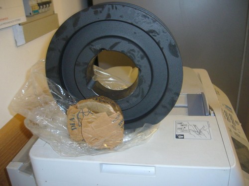 Pulley flywheel electric motor - electric,