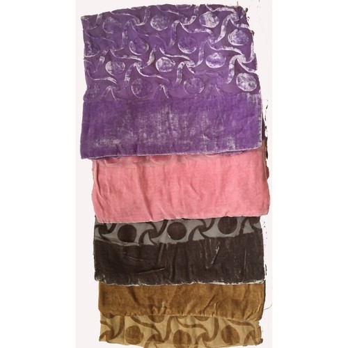 Womens deluxe velvet scarf - deluxe,