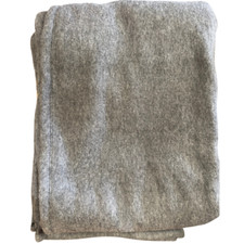 Grey Medium Polyester Thermal Blanket 150x200