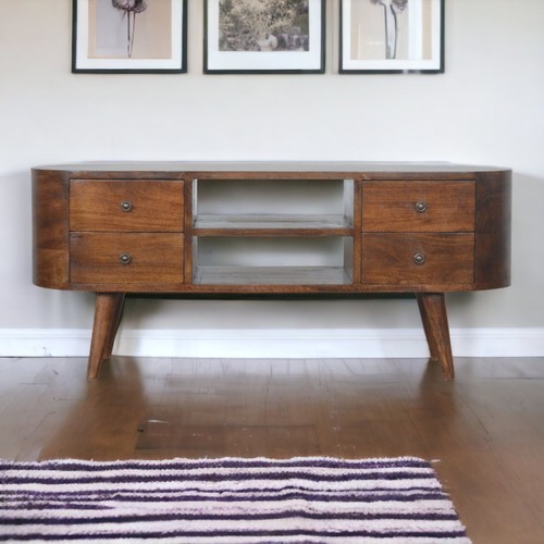 Chestnut rounded entertainment - chestnut,