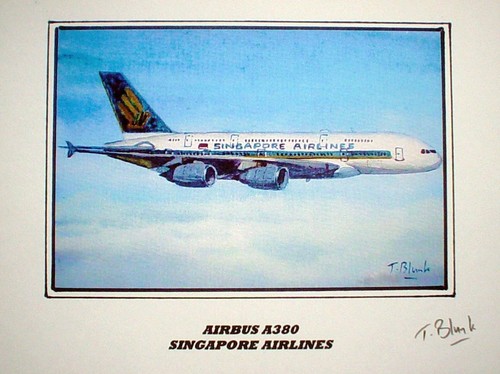 Art print airbus a380 - print,
