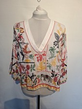 Zara Hippy Top Size S