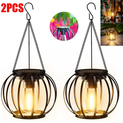 2pcs solar lanterns waterproof - 2pcs,
