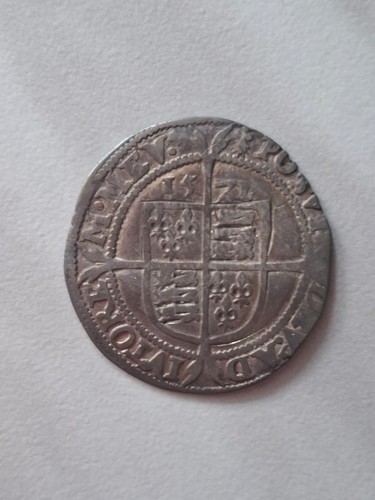 Elizabeth 1st silver sixpence - elizabeth,