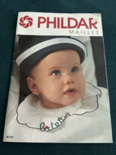 Vintage Phildar Mailles N214 Knitting Pattern Book