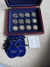 gibraltar labours of hercules 2 pound coin 2020.full set X12 Coins.Frosted 8.