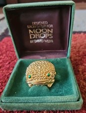 Vintage David Webb for Revlon Moon Drops Frog Wax Perfume In The Original Box 