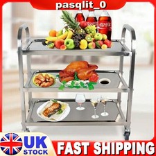 3 Tier Stainless Steel Trolley