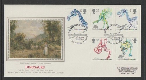 1991 sg1573 silk fdc - silk,