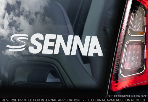 Ayrton senna car sticker - senna,