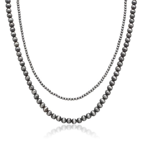Navajo pearl layered necklace - navajo,