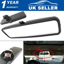 VW Volkswagen Interior Rear View Mirror FOR VW T5 Transporter & Camper Black UK