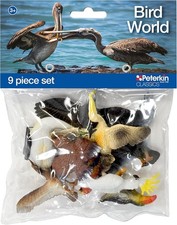 PETERKIN CLASSICS | Bird World 9-Piece Set | 4.5-10cm Toy Bird Figures