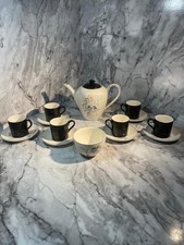 J & G Meakin Studio Coffee Pot Cups saucers bowl 60s/70s MidCentury