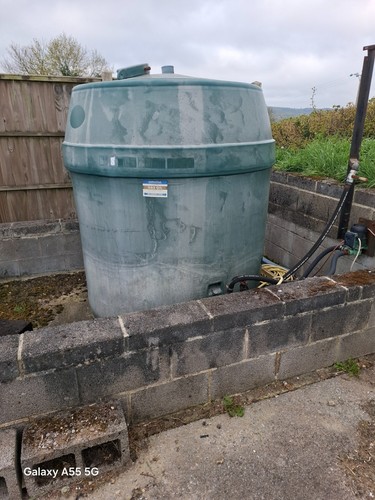 Central heating oil tank - central,