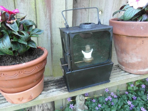 Vintage railway signal - vintage,