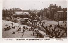 RP Postcard - Promenade & Alexandra Concert Hall, Weymouth, Dorset.