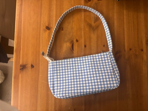 Blue checkered - blue,