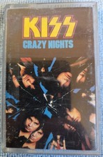 KISS Crazy Nights Cassette Tape Album - Tested + Working