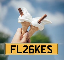 Cherished Number plate Ice