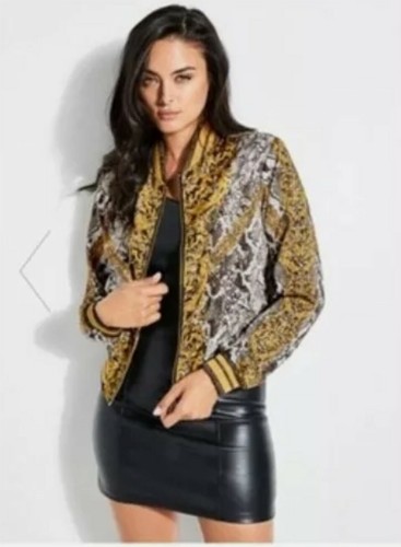 Guess rae bomber - guess, gold