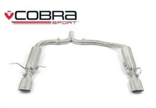Cobra 2.5" C350 Style Dual Exhaust for Mercedes C200 C220 C250 Diesel W204 07-13