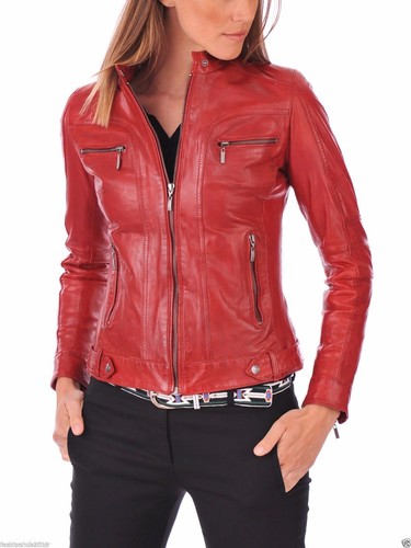 Womens red lambskin - womens,