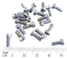 UNC6-32 Slotted Screw Fillister MS ZCP 8mm 14-973 20 Pieces MBE007B