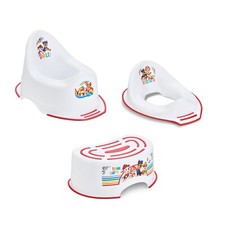 Baby Toddler Training Toilet Seat Safety Potty Step Ladder Loo Trainer System 3P