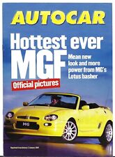 MG MGF Trophy 160 SE Launch