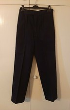 Mens Navy Work Wear Trousers 30" Policeman Uniform American Cop Fancy Dress Used