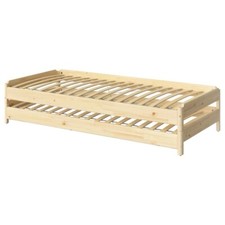 X2 Ikea Stackable Bed With Mattress And Sheets