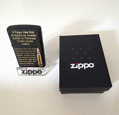 Zippo vietnam bullet stopped - vietnam,